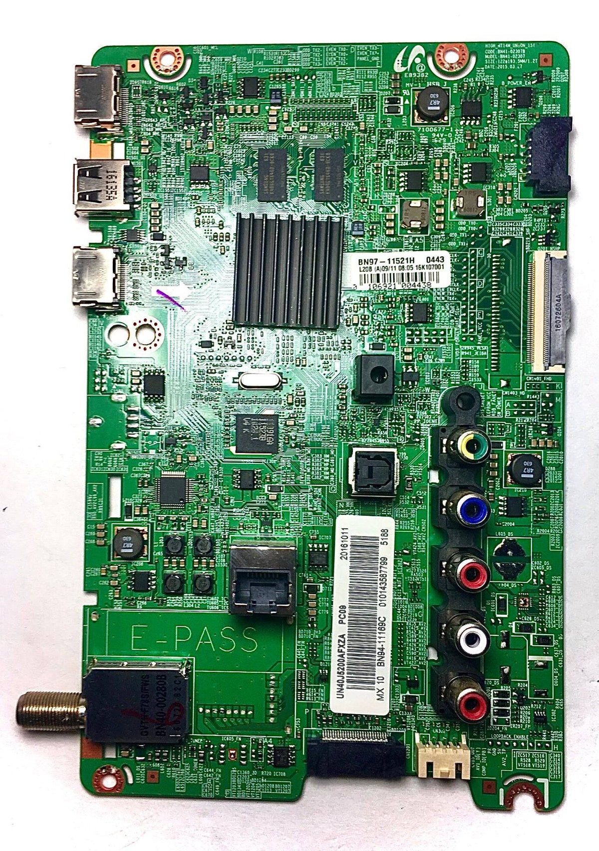 Samsung BN94-11169C Main Board for UN40J5200AFXZA
