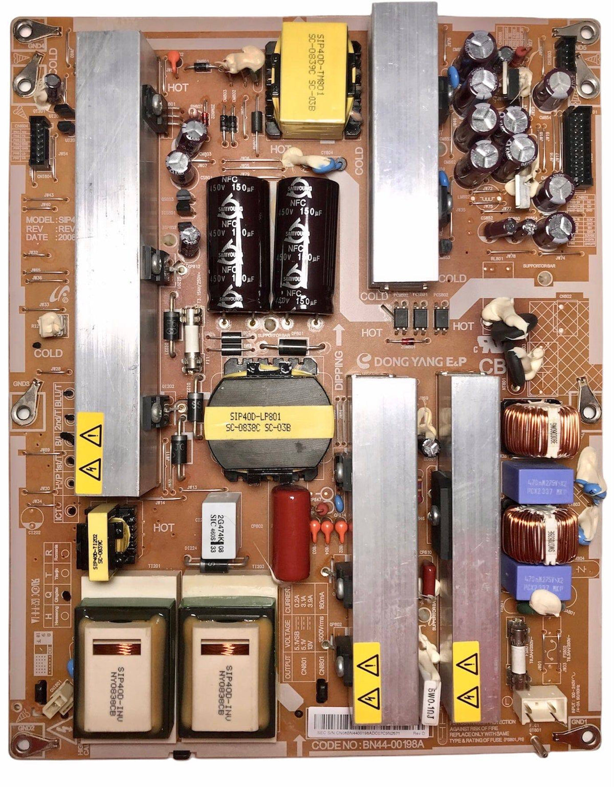Samsung BN44-00197A Power Supply / Backlight Inverter