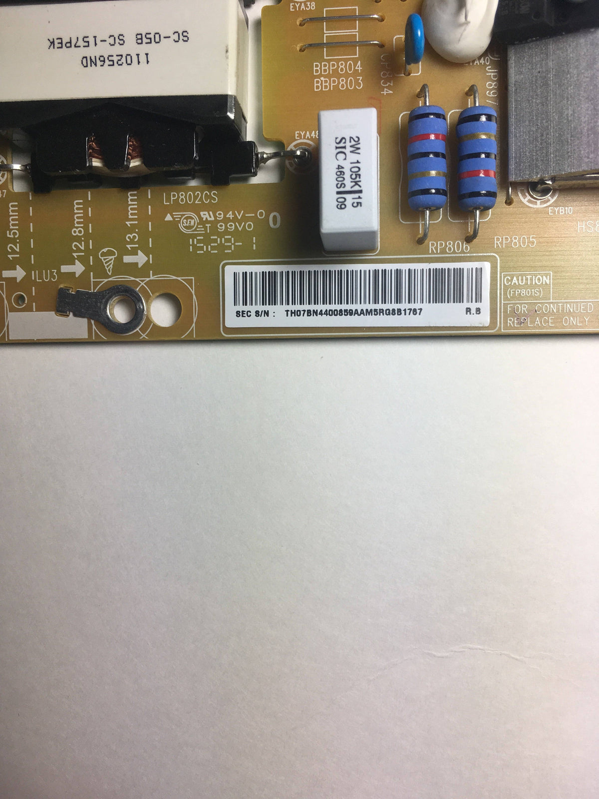 Samsung BN44-00859A Power Supply / LED Board