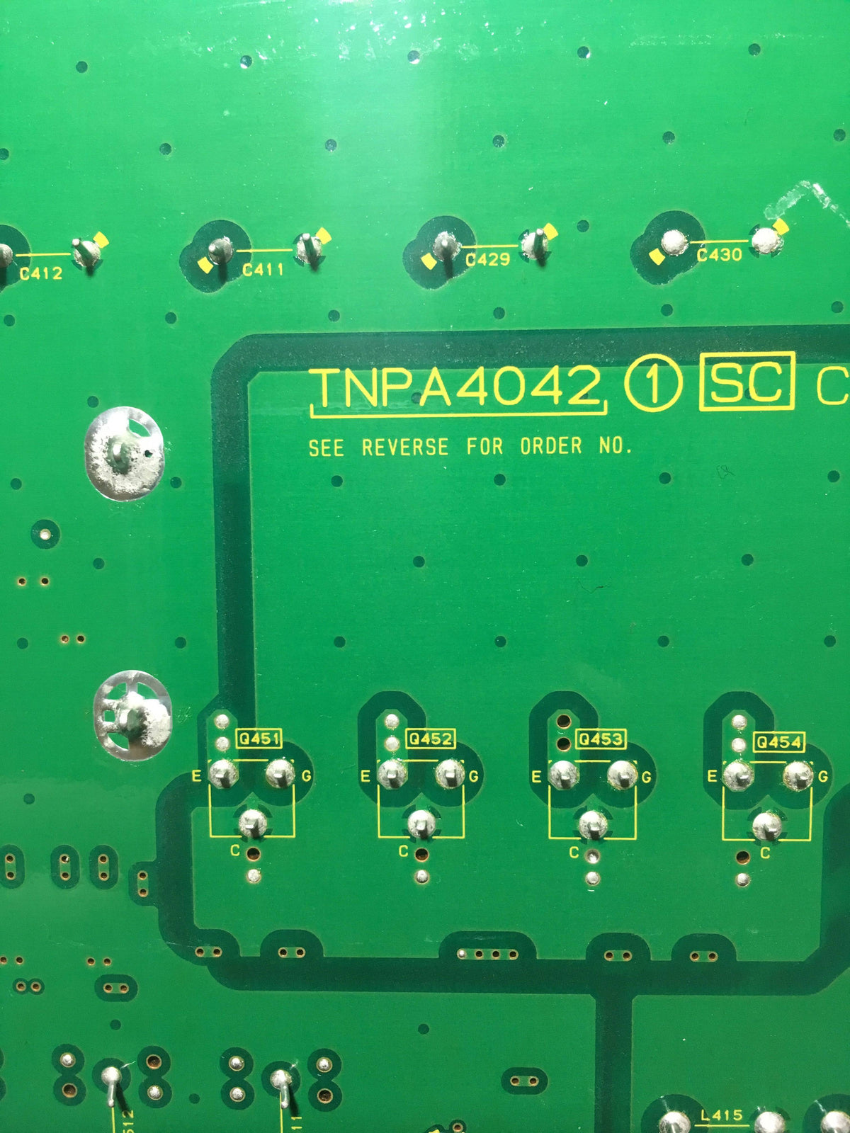 Panasonic TXNSC1HGTUJ (TNPA4042) Y Trio