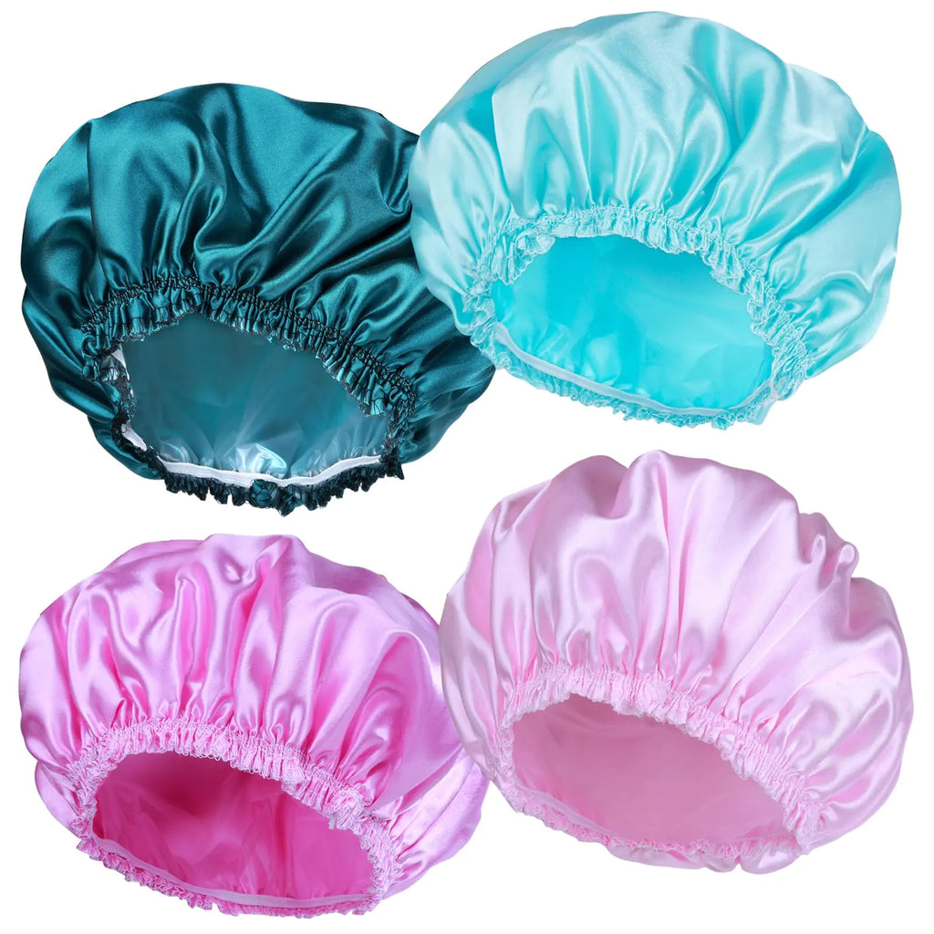 Reusable Double Waterproof Shower Cap