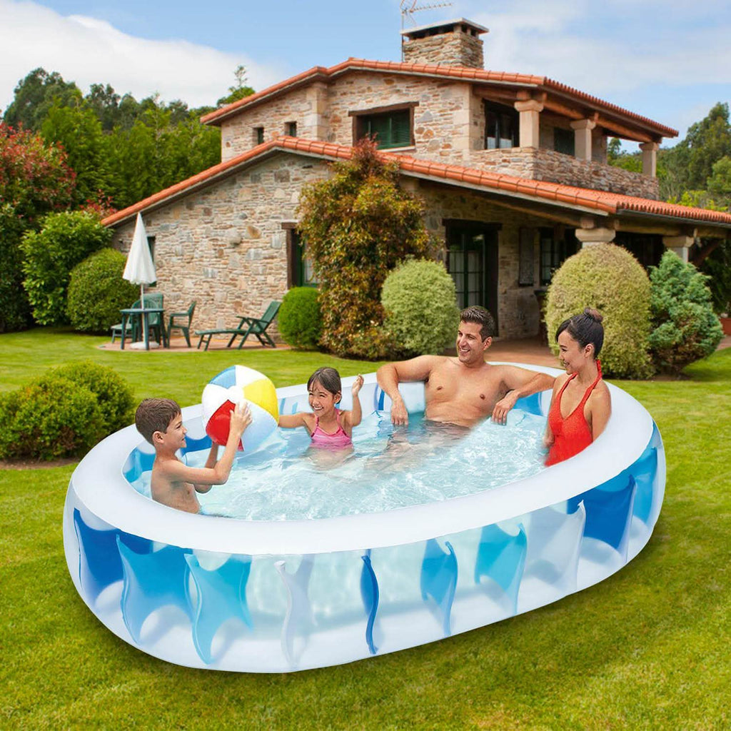 Inflatable Swimming Pool - 90x60x20"