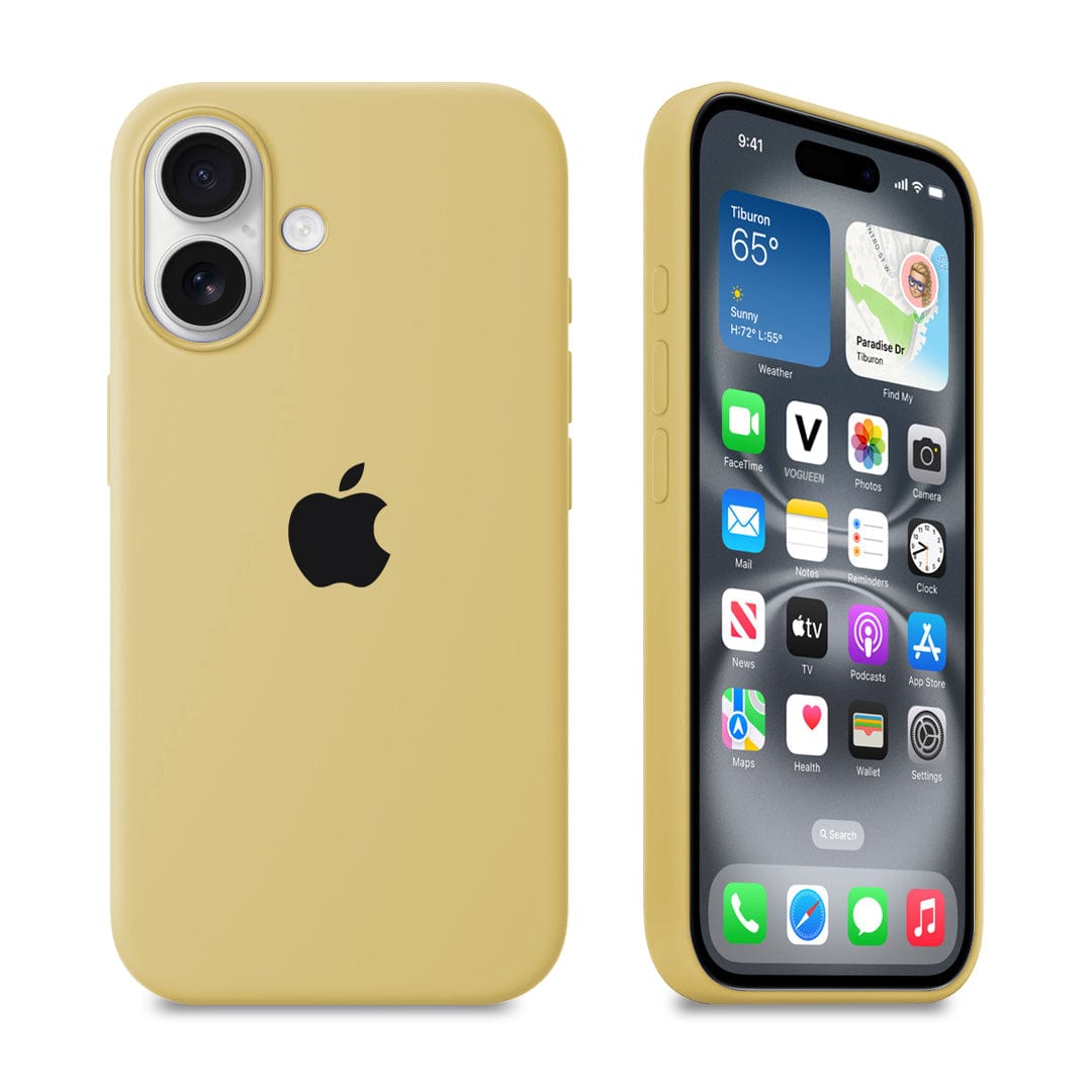 iPhone Silicone Case (Golden)