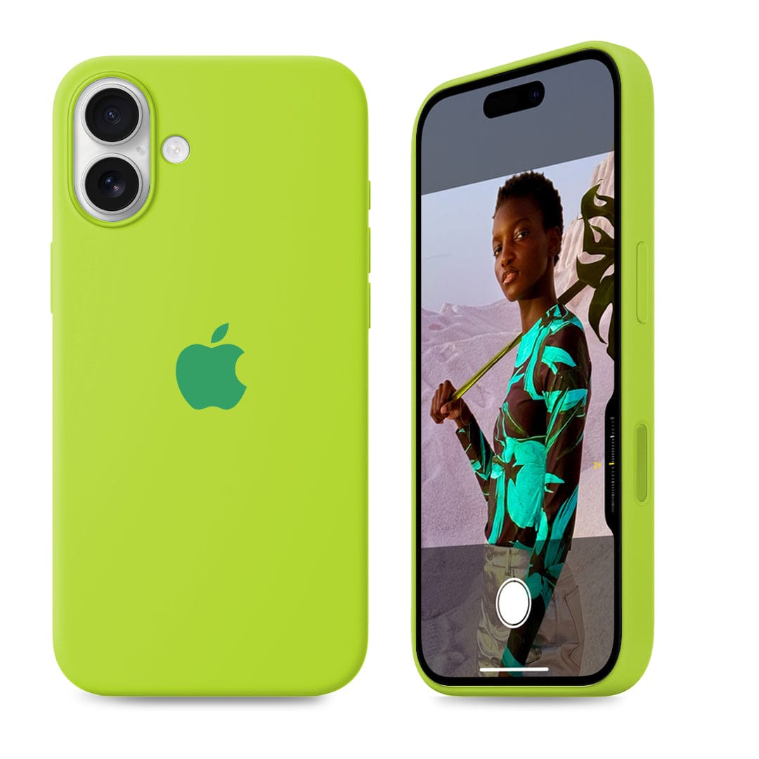 iPhone Silicone Case (Fluorescent Green)
