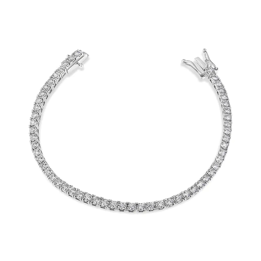 14K Gold Lab Grown Diamond Bracelet
