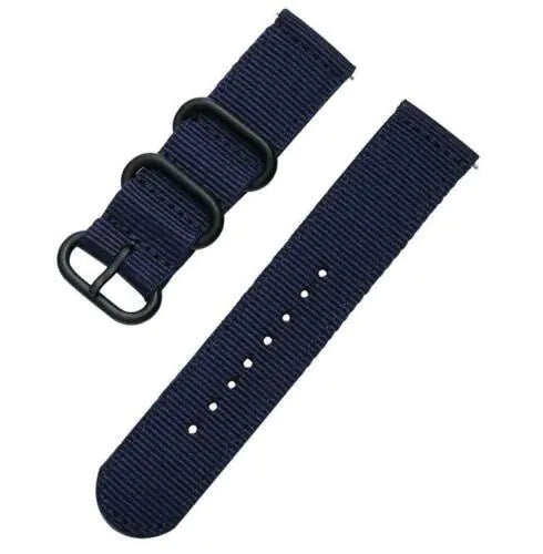 18mm 20mm 22mm Durable Military Woven Nylon Wrist Watch Band