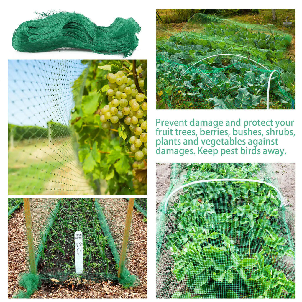 33FT Anti Bird Netting Pond Net Protection Tree Crops Plants