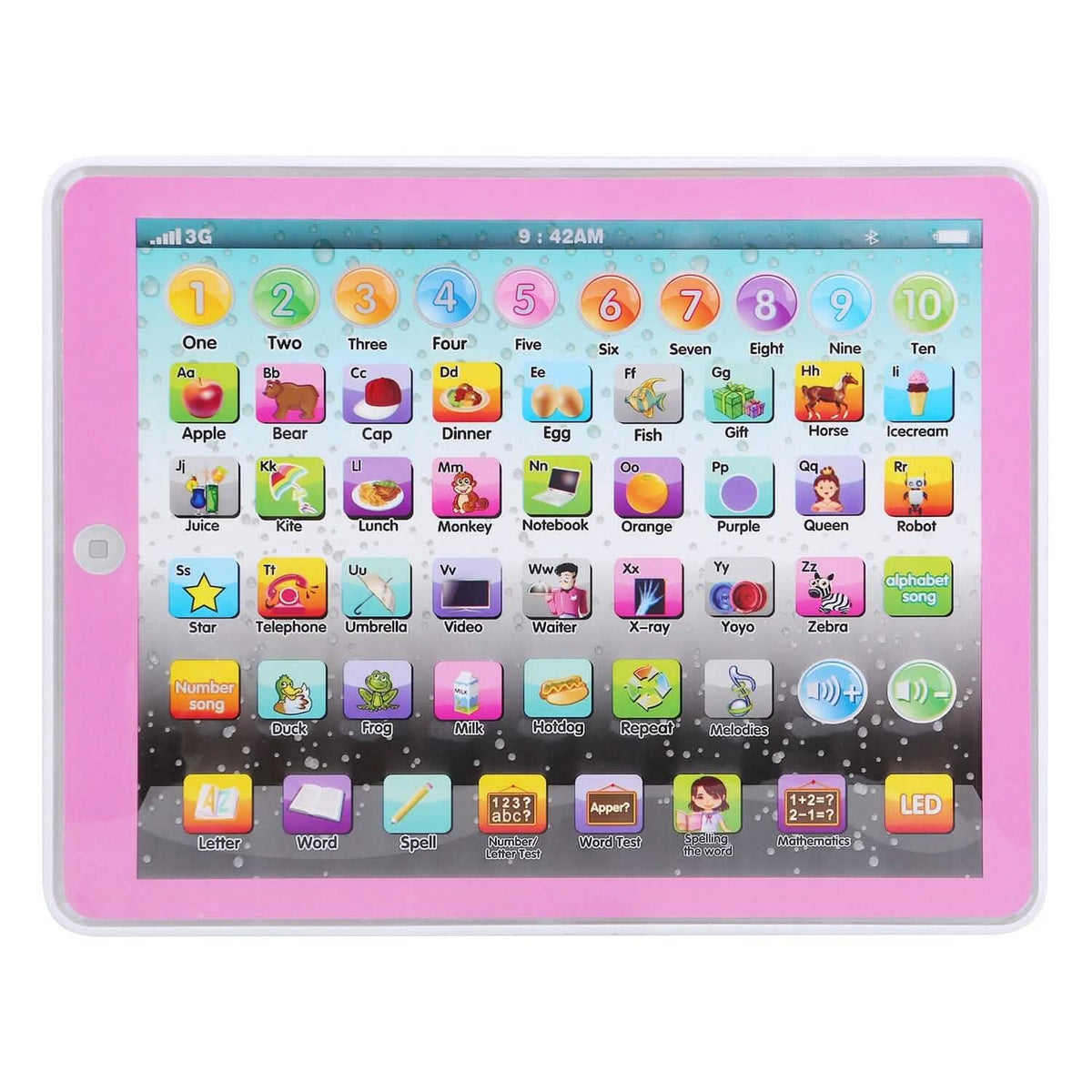 Kid Baby Toddler Educational Tablet Toy