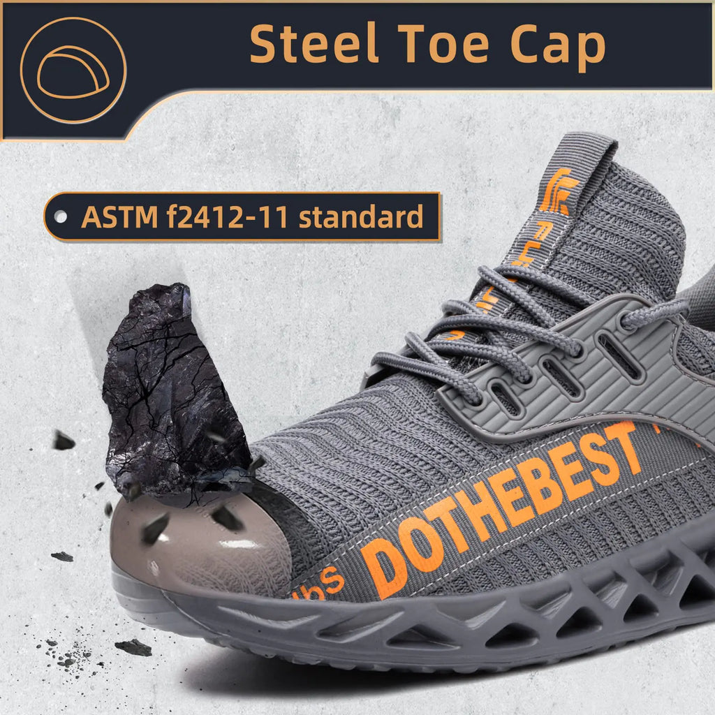 Furuian Waterproof Steel Toe Sneakers