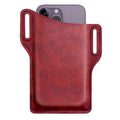 Men Cell Phone Belt Bag Loop Waist Holster Pouch Case Leather