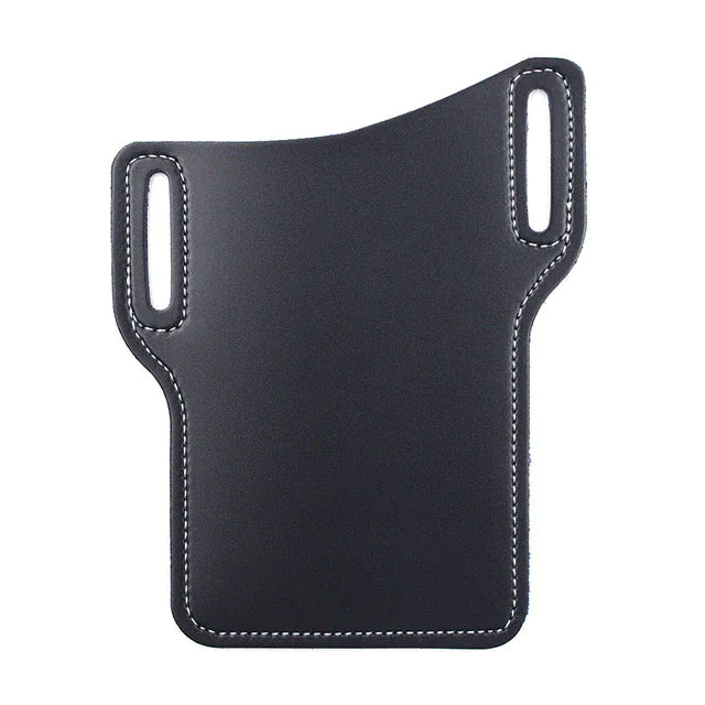 Men Cell Phone Belt Bag Loop Waist Holster Pouch Case Leather