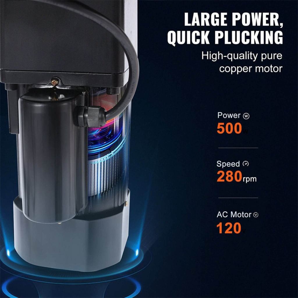 Large 20-Inch Heavy-Duty Chicken Defeathering Plucker Machine