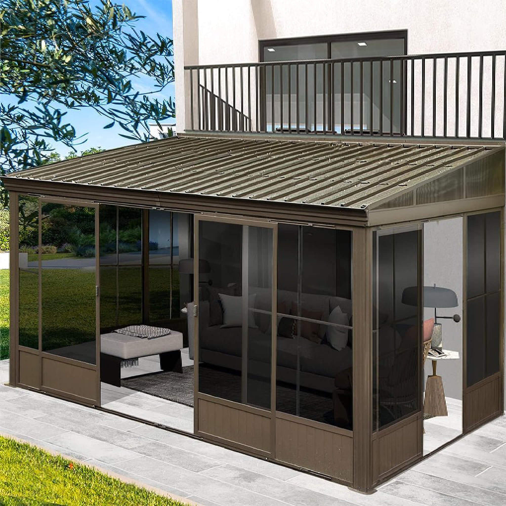 [12X14FT] Haven Sunroom Galvanized Roof