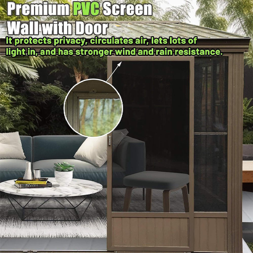 [12X14FT] Haven Sunroom Galvanized Roof