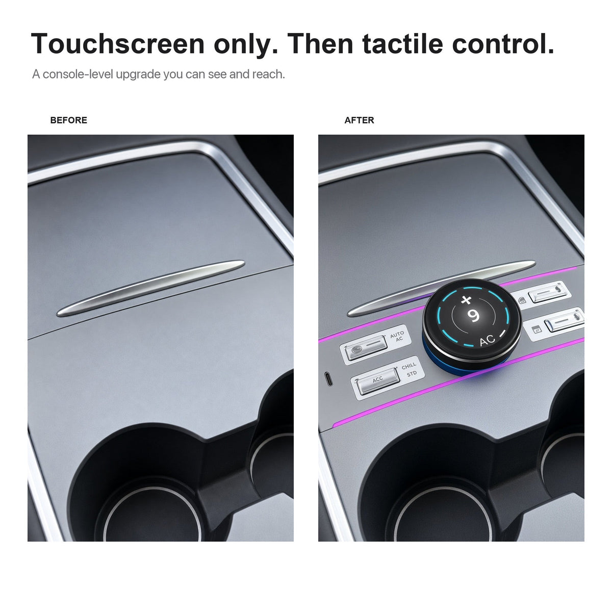 LCD Knob Docking Station for Tesla Model 3 / Y