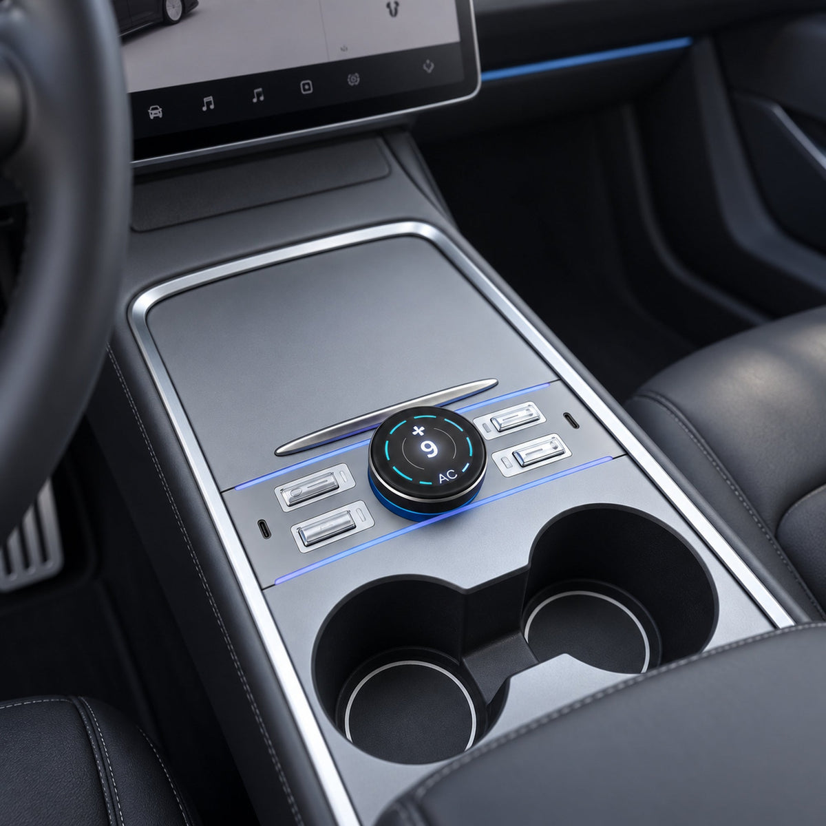 LCD Knob Docking Station for Tesla Model 3 / Y