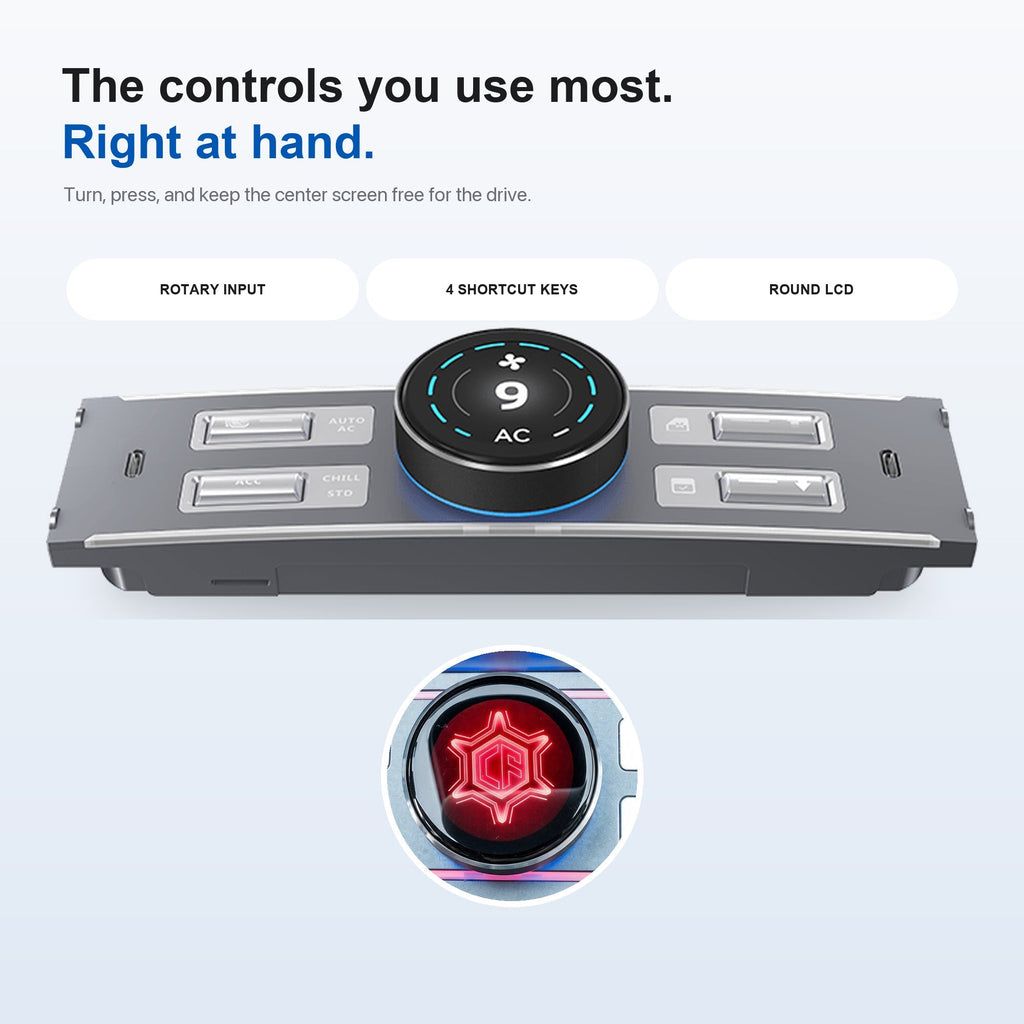 LCD Knob Docking Station for Tesla Model 3 / Y