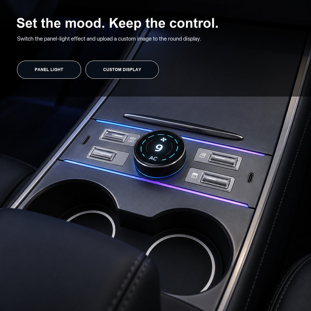 LCD Knob Docking Station for Tesla Model 3 / Y