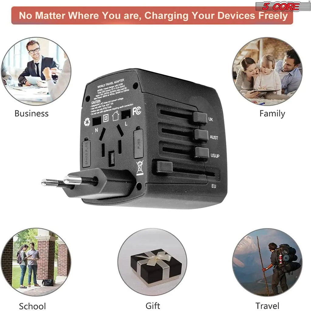 Universal Travel Adapter International Power Adapters 3