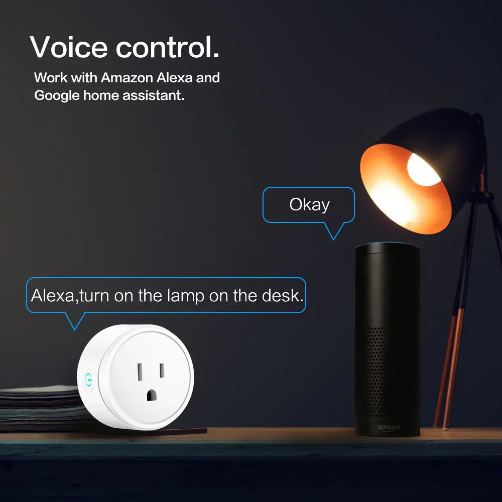 Smart Home Outlet Control By Google Home Assistant Amazon Alexa 2