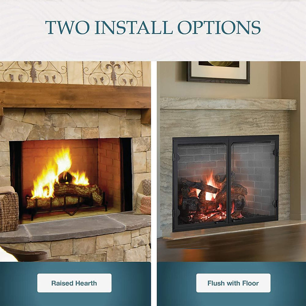 Majestic Biltmore Radiant 36-Inch Open Wood Burning Fireplace