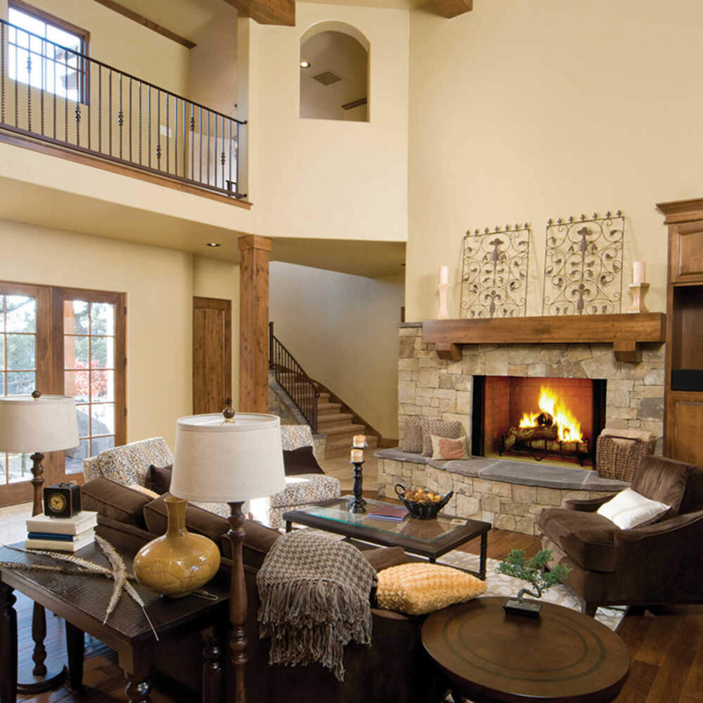 Majestic Biltmore Radiant 36-Inch Open Wood Burning Fireplace