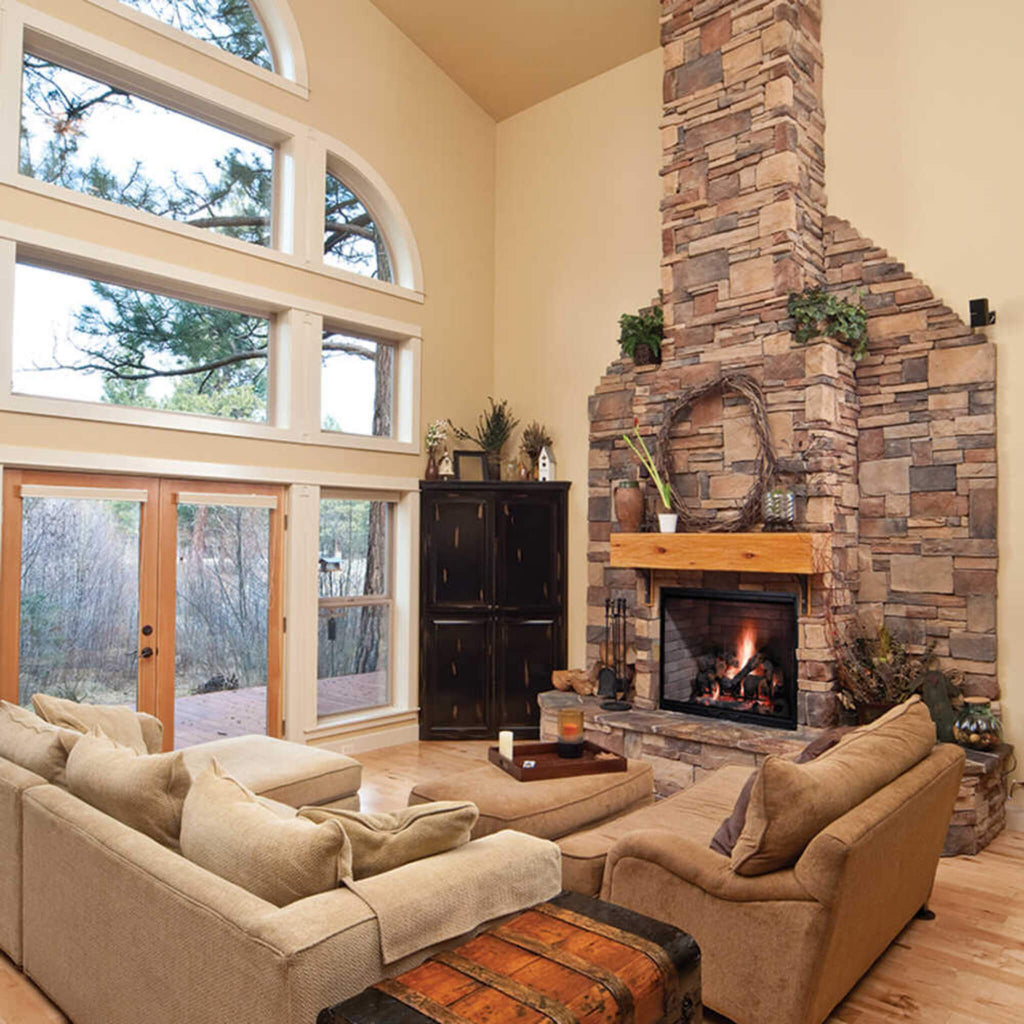Majestic Biltmore Radiant 36-Inch Open Wood Burning Fireplace