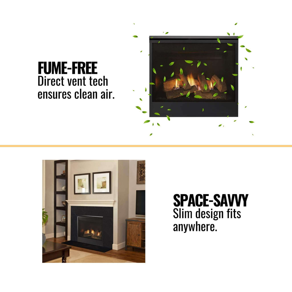 Majestic Mercury 32-Inch Direct Vent Natural Gas Fireplace