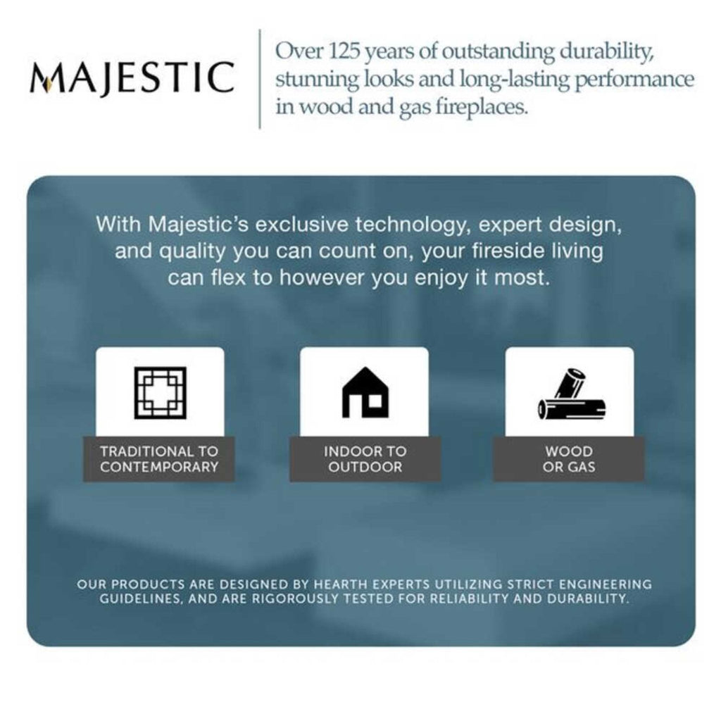 Majestic Meridian 36-Inch Direct Vent Fireplace [Mer36N/L]