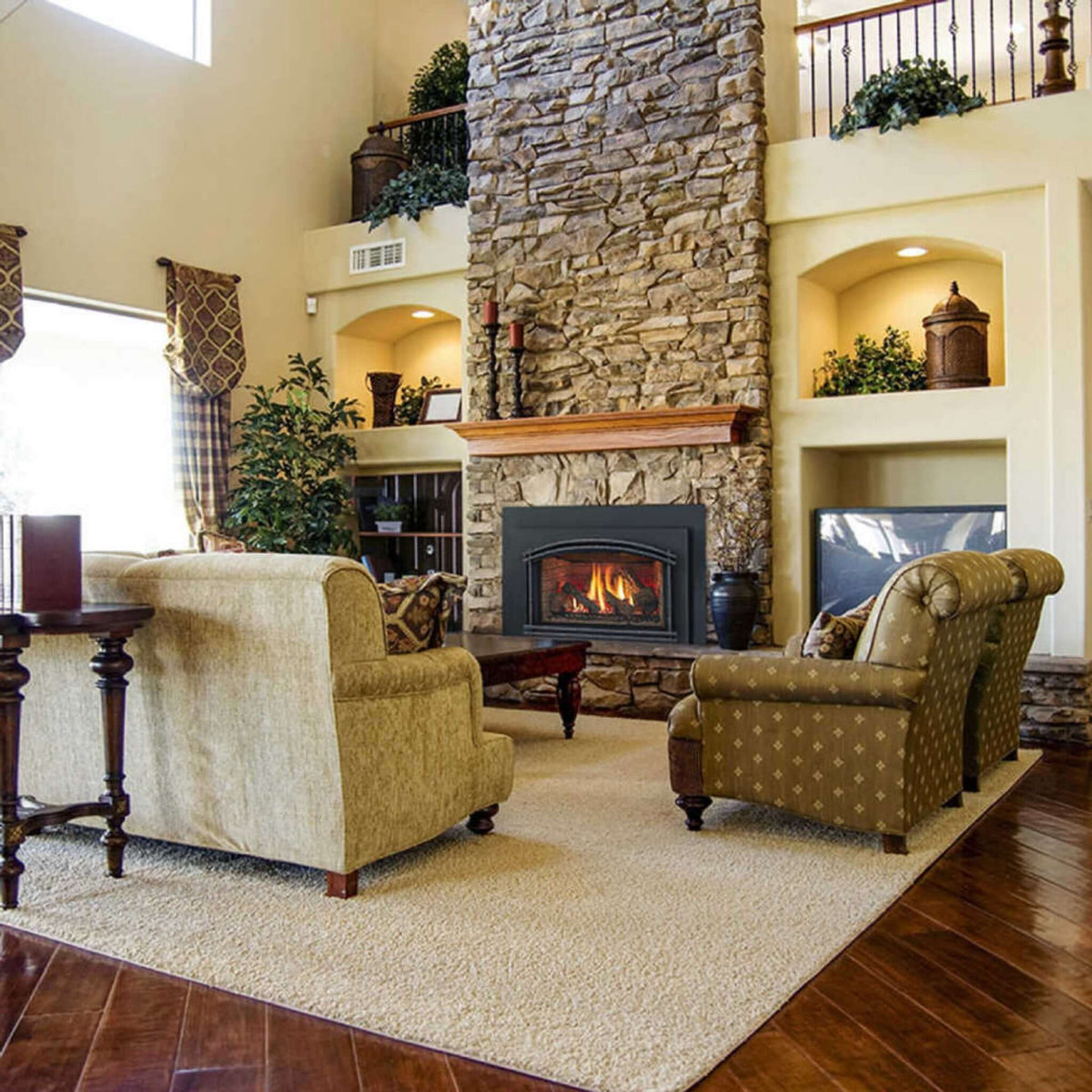 Majestic Meridian 36-Inch Platinum Natural Gas Fireplace