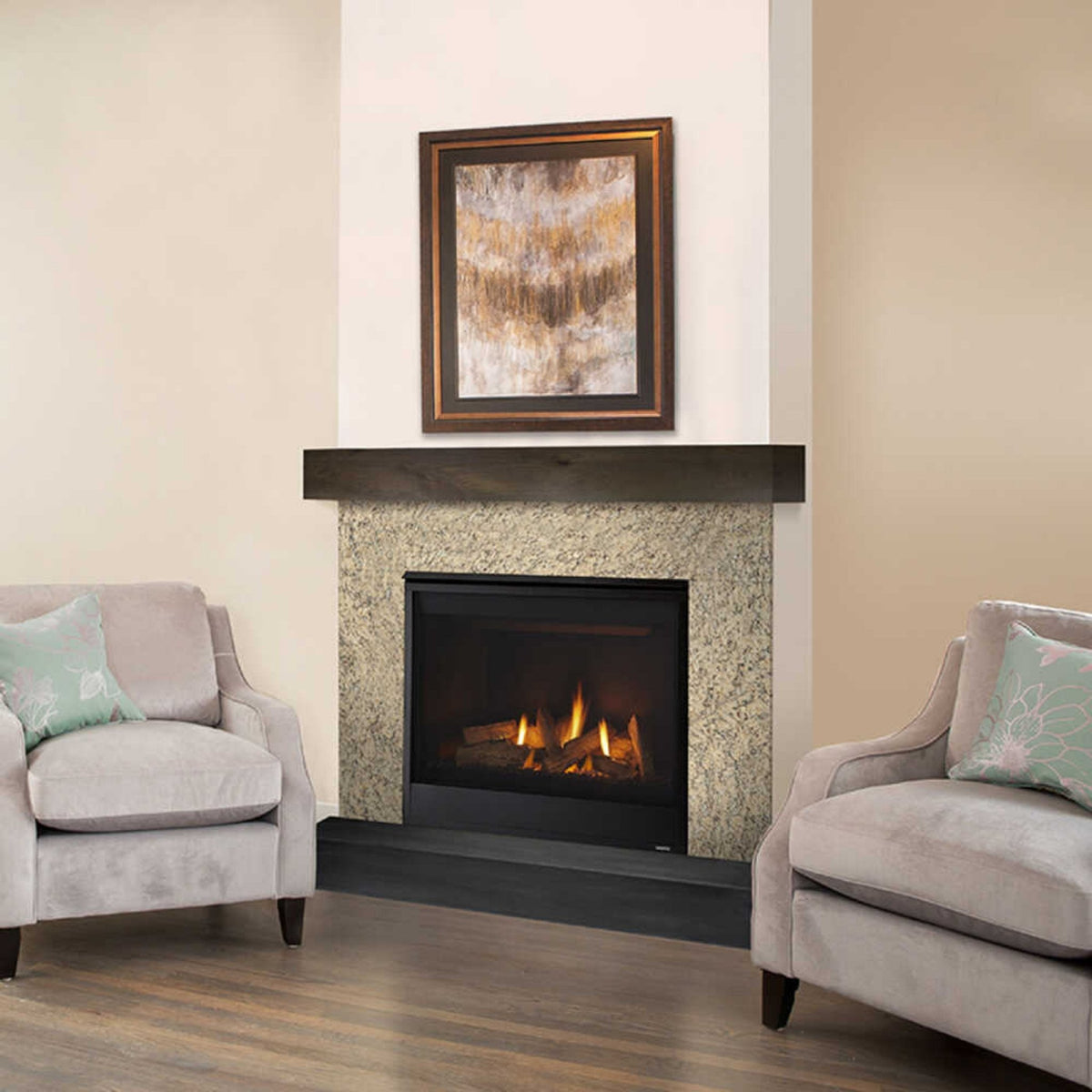 Majestic Quartz 32-Inch Direct Vent Natural Gas Fireplace