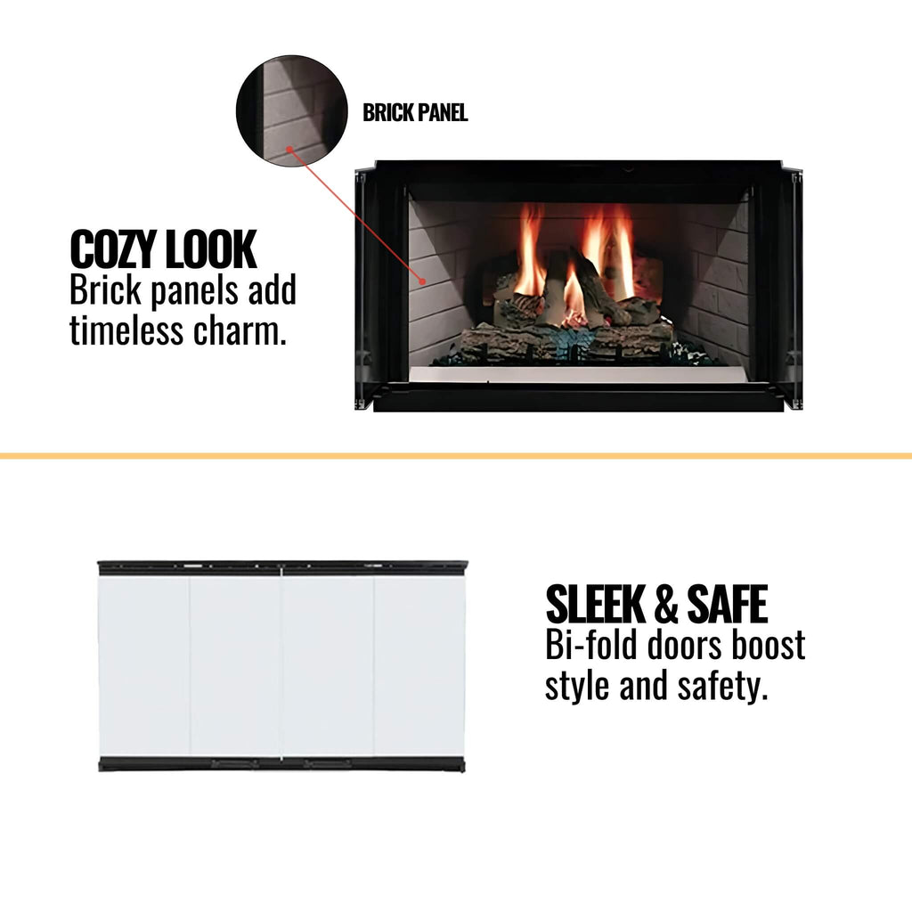 [BE42] Majestic Royalton 42" Wood-Burning