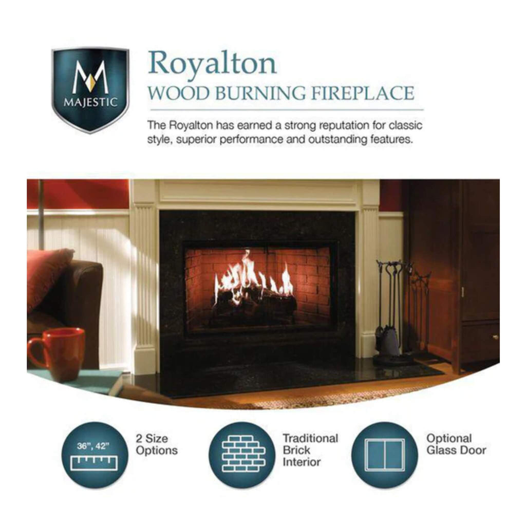 [BE42] Majestic Royalton 42" Wood-Burning