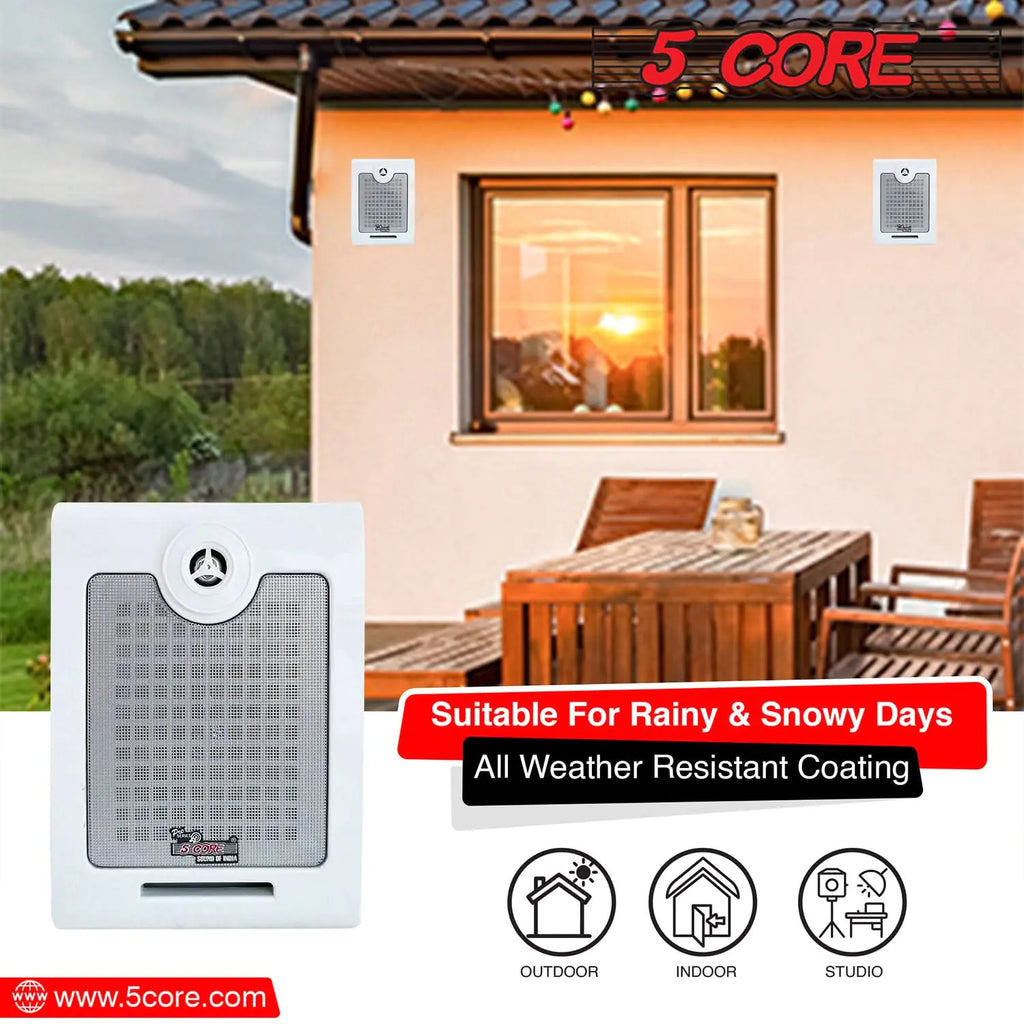 5Core 500W Outdoor Speakers