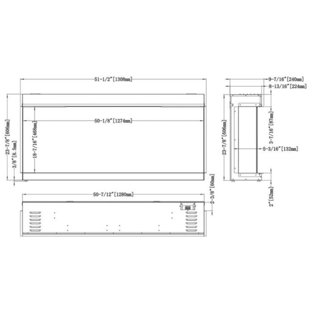 [OR52-MULTI] Modern Flames Orion 52" Multi