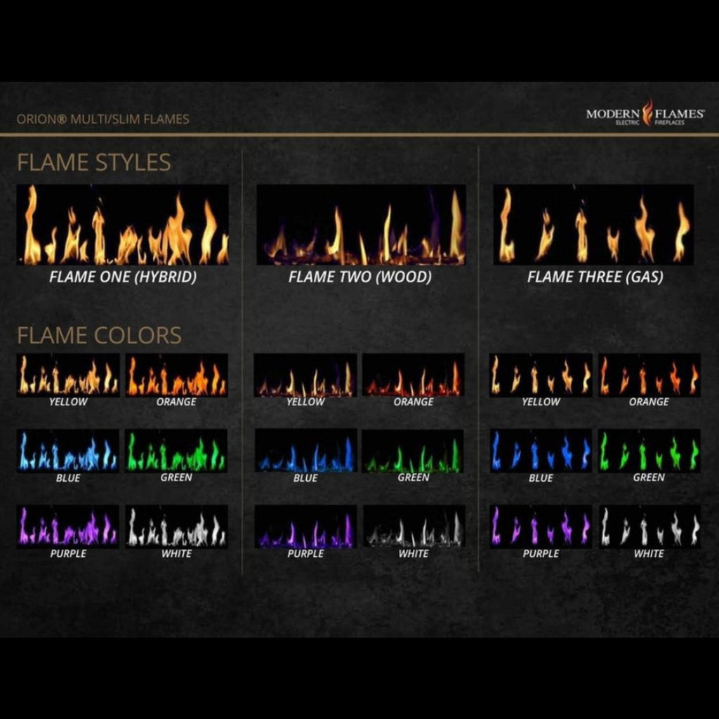 [OR76-MULTI] Modern Flames Orion 76" Multi