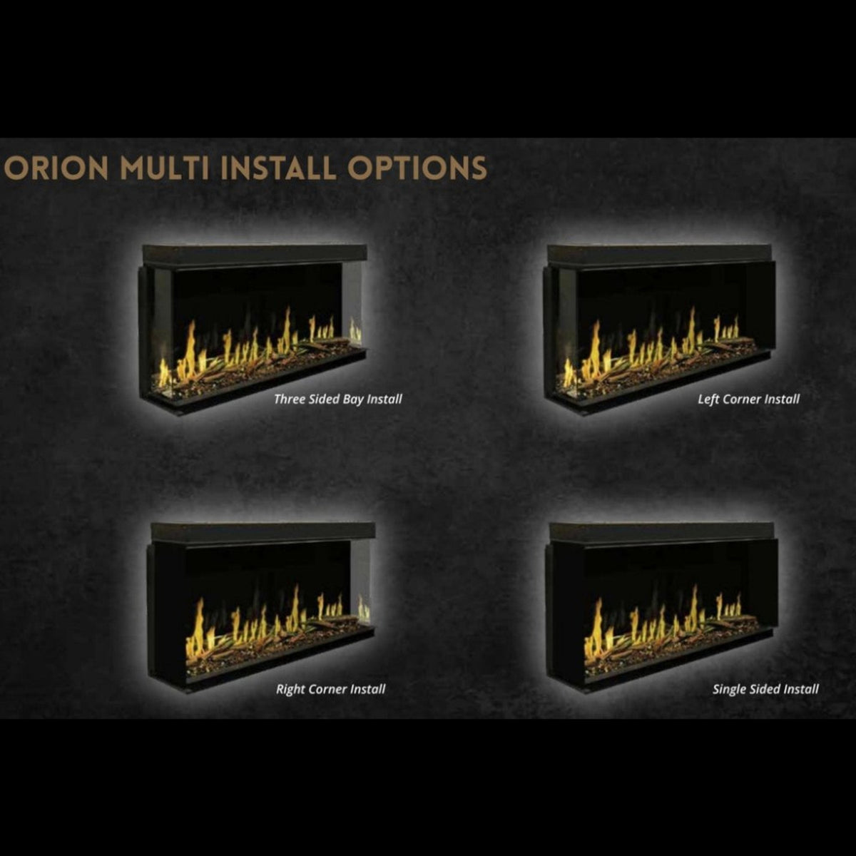 [OR76-MULTI] Modern Flames Orion 76" Multi