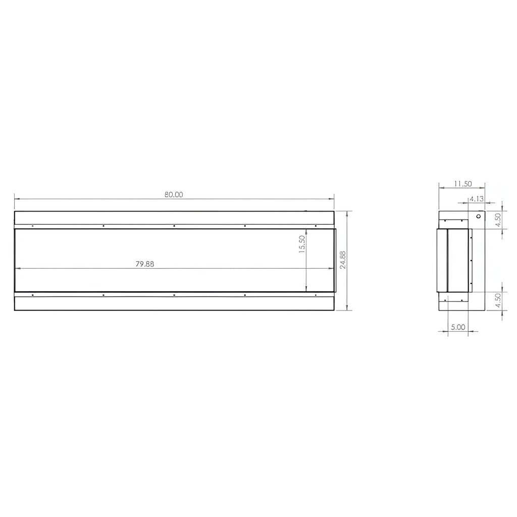 [RS-4229] Modern Flames Redstone 42" Fireplace