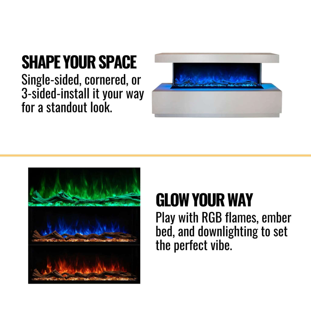 [LPM-4416] Modern Flames 44" Fireplace