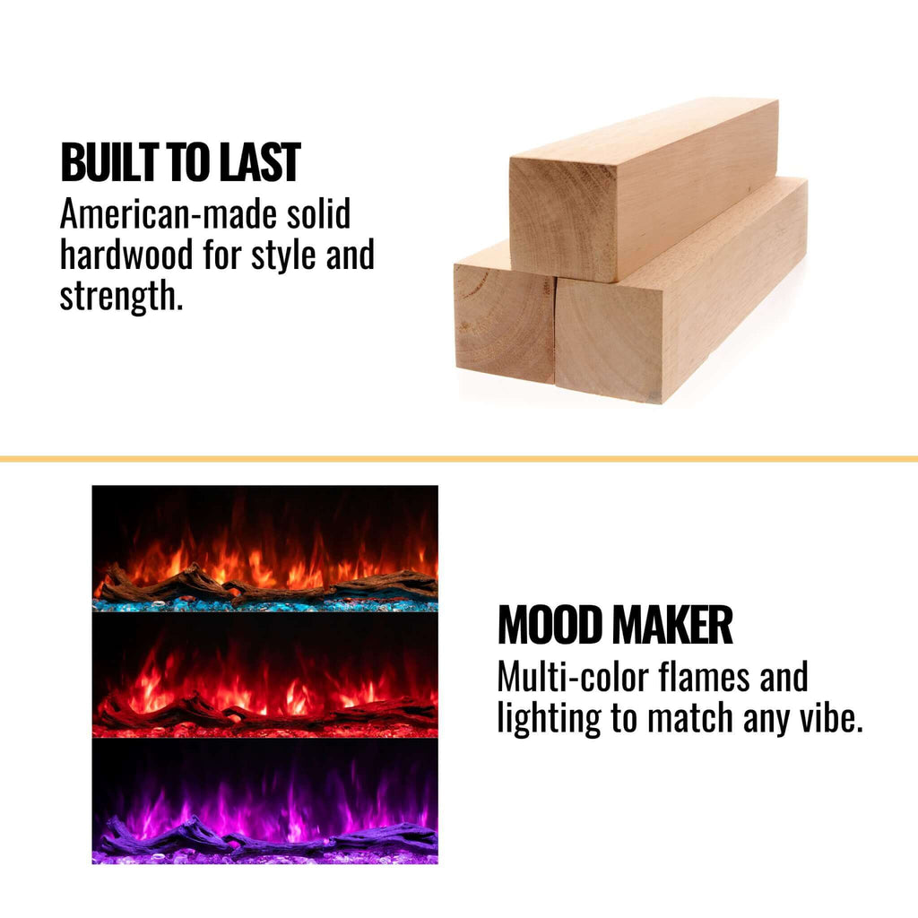 [LPM-6816] Modern Flames 68" Fireplace