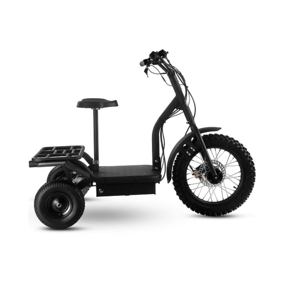 Mototec 48V 1200W Electric Trike Three Wheel Scooter