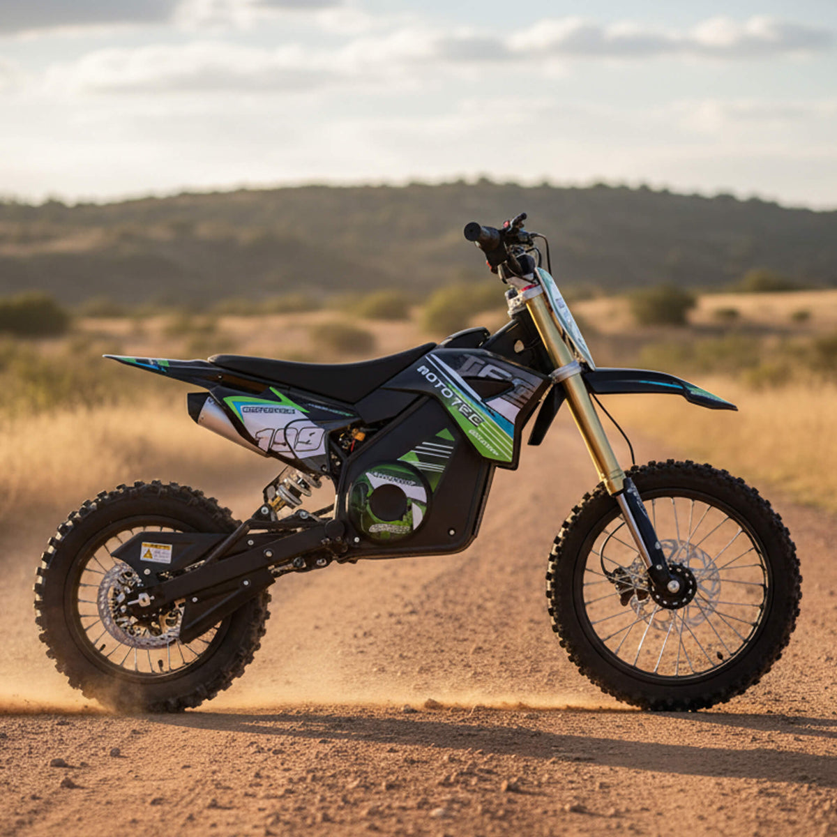 Mototec 48V 1800W Pro High-Performance Electric Dirt Bike