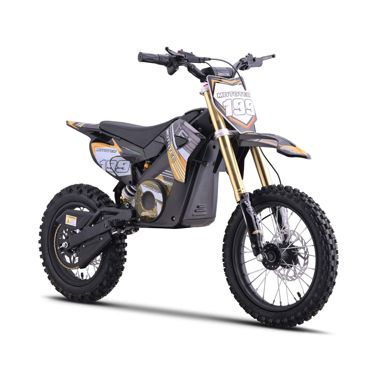 Mototec 48V 1800W Pro High-Performance Electric Dirt Bike