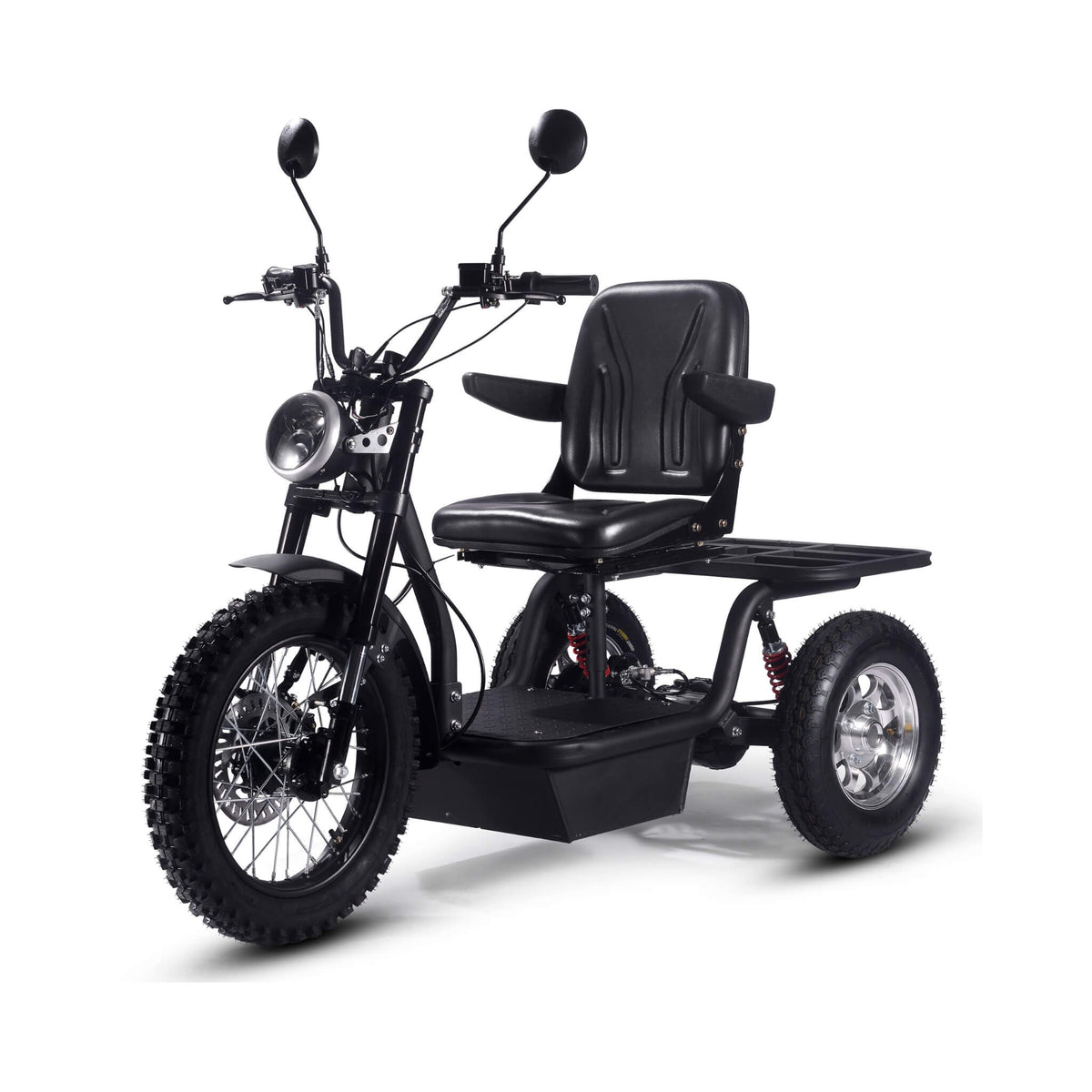 Mototec 60V 1800W Black Three-Wheel Electric Scooter