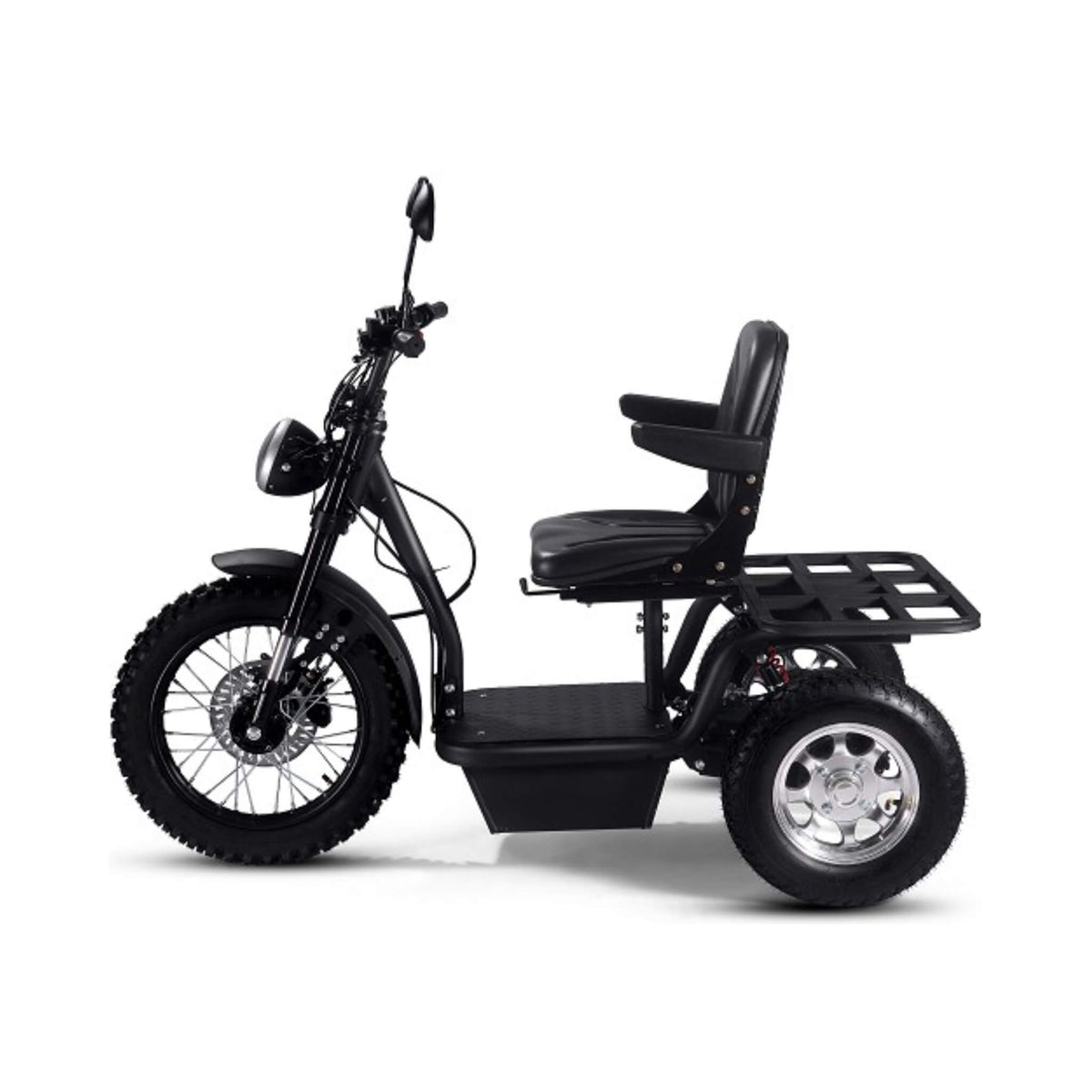 Mototec 60V 1800W Black Three-Wheel Electric Scooter