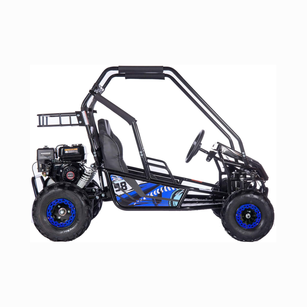 MotoTec Mud XL 212CC 2-Seat Go Kart With Full Suspension (SAK27195)