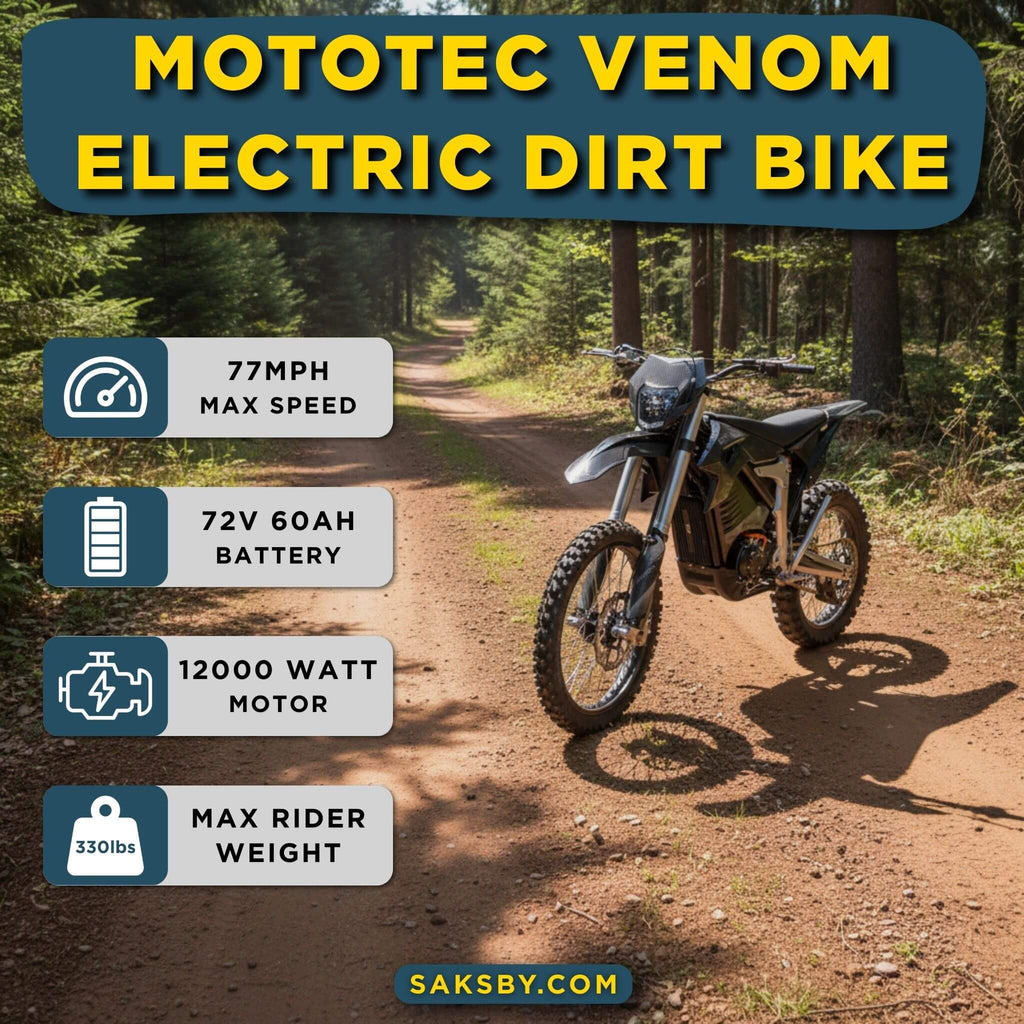 Mototec Venom High-Performance 72V/12000W Electric Dirt Bike