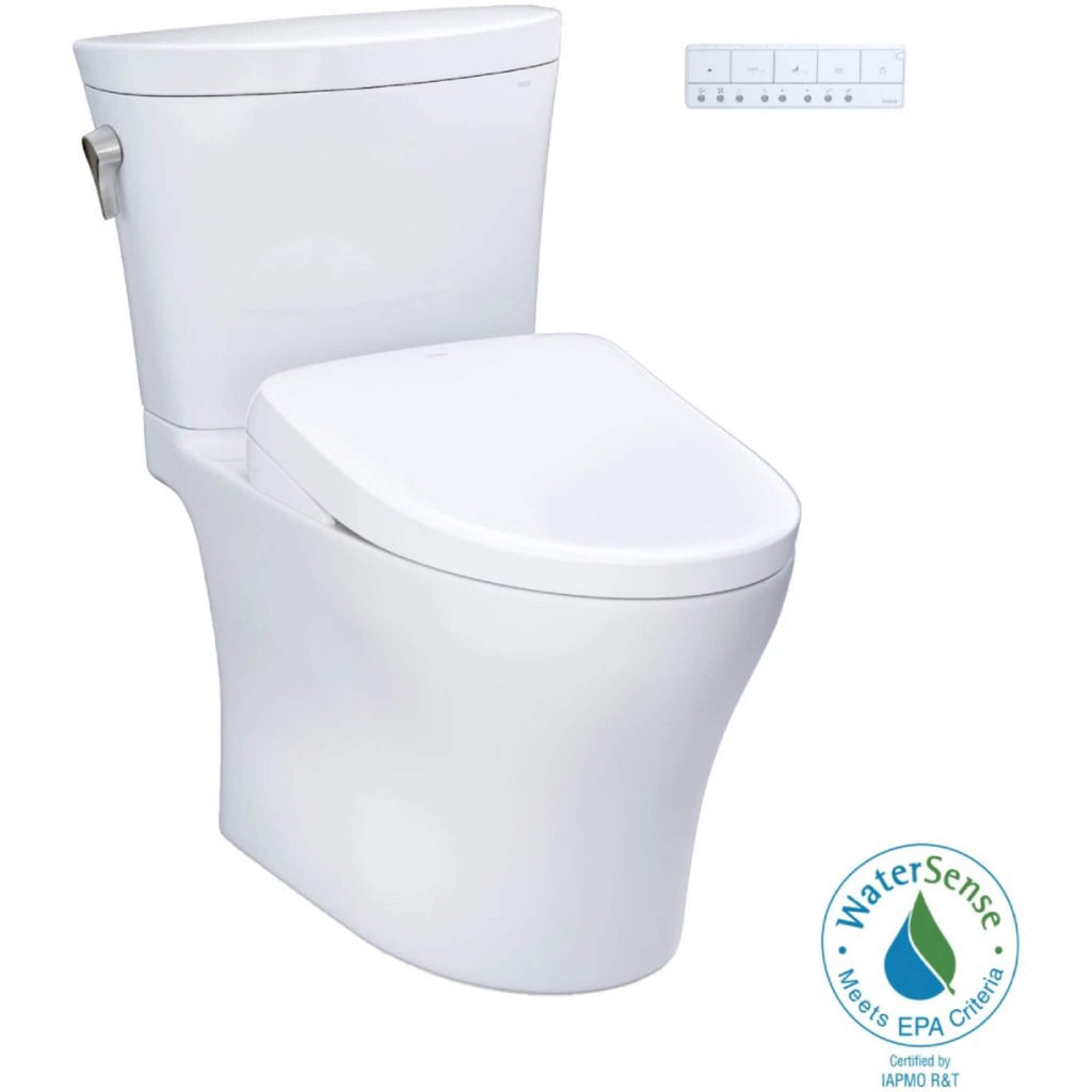[MW4484736CEMFGN#01] TOTO Aquia IV Arc Dual Flush Universal Height Toilet With S7A Auto Open Bidet Seat (SAK92754)