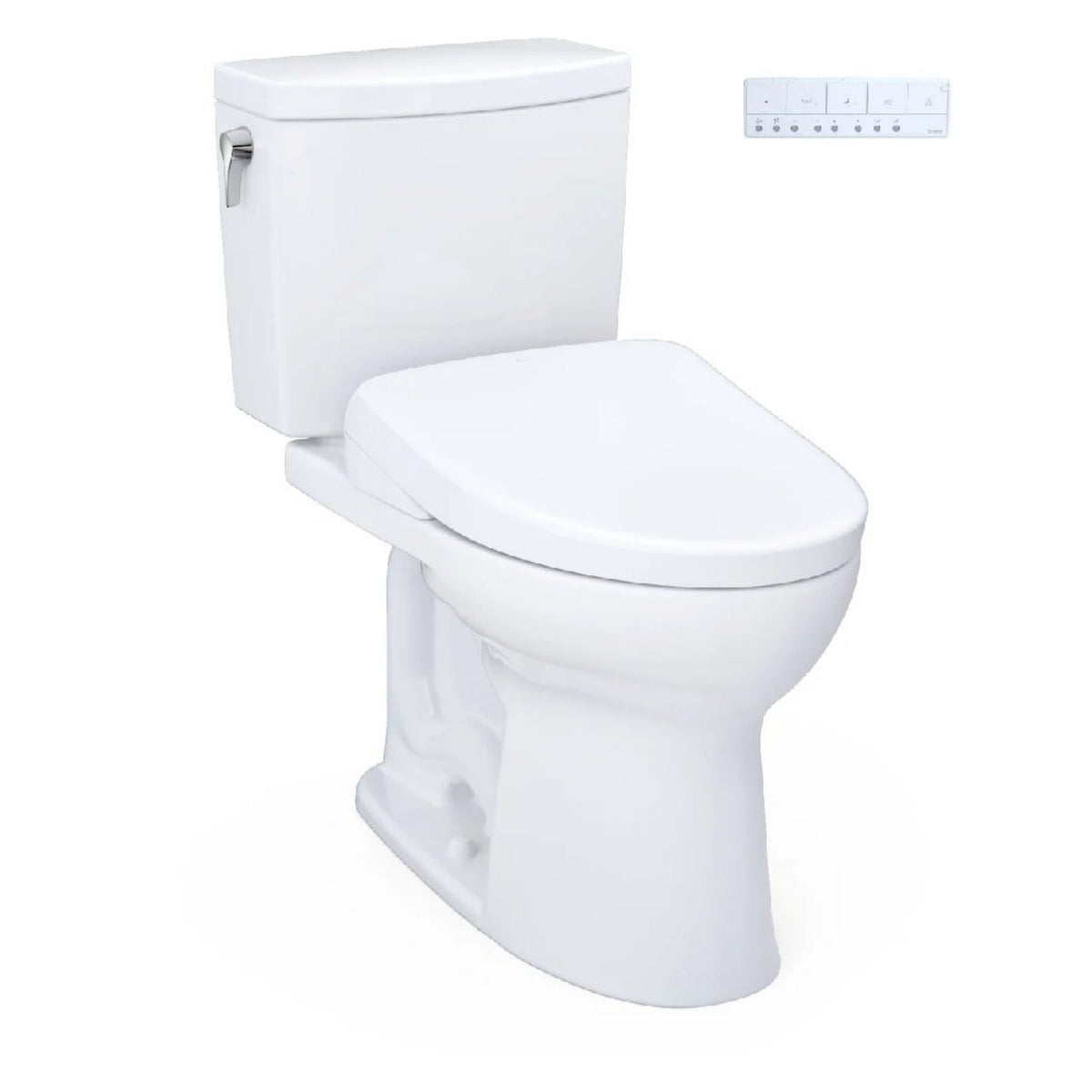 [MW4544726CUFGA#01] TOTO Drake II Washlet S7 And 1.0 GPF Elongated Chair Height Bidet Toilet (SAK70831)