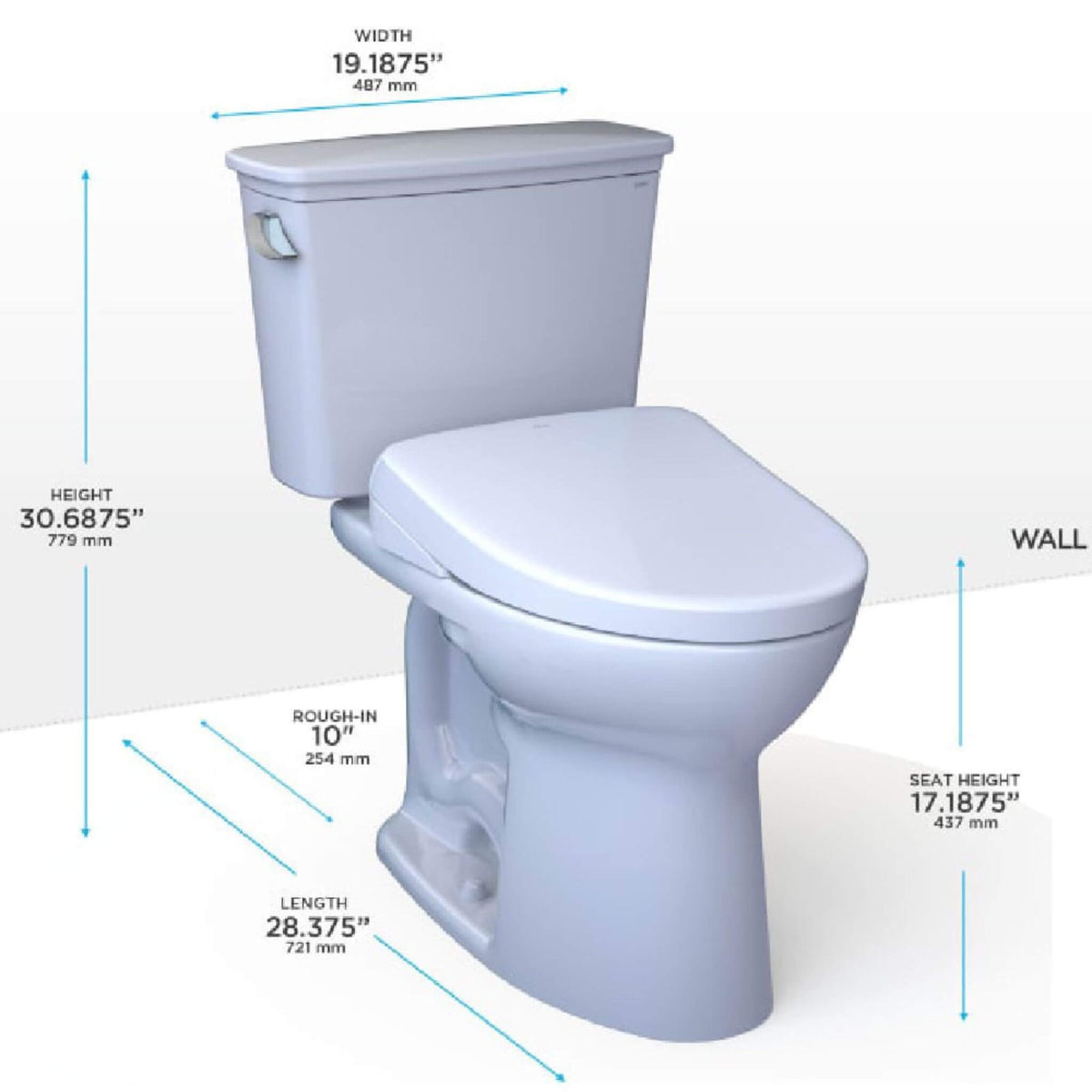 [MW7864736CEFG.10#01] TOTO Drake Bidet Toilet